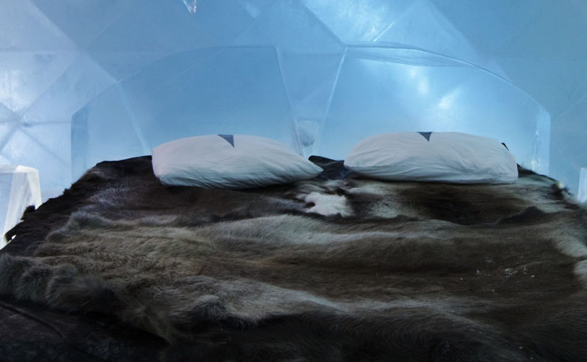 Sleep in an Arctic hotel carved from ice