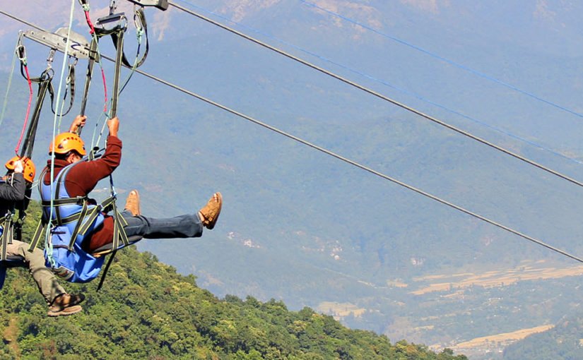 Sail through the sky in the Himalayas