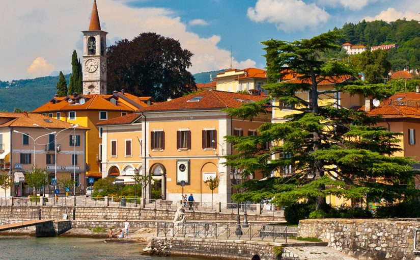 Lake Maggiore from above