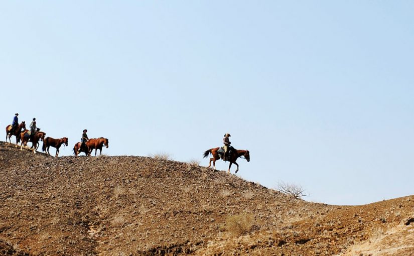 Namibia’s horseback desert safari