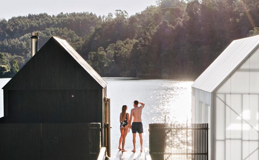 Sizzle in Australia’s first floating sauna