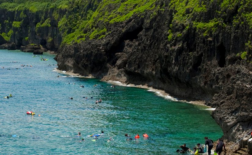 Above and below Cape Maeda